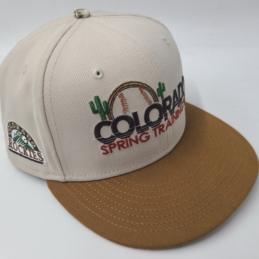 Colorado Rockies Hat Fitted 7 3/8 New Era 59Fifty MLB Spring Training‎ 1993 Camo